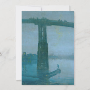 James Whistler - Nocturne, Old Battersea Bridge Thank You Card