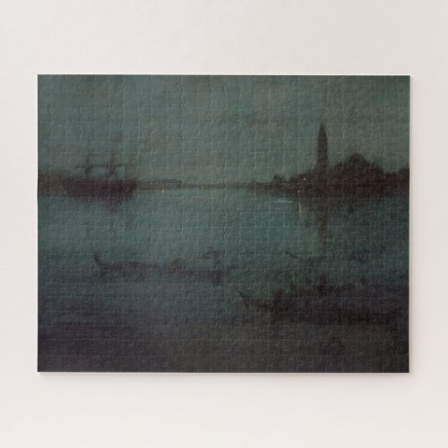 James Whistler _ Nocturne The Lagoon Venice Jigsaw Puzzle