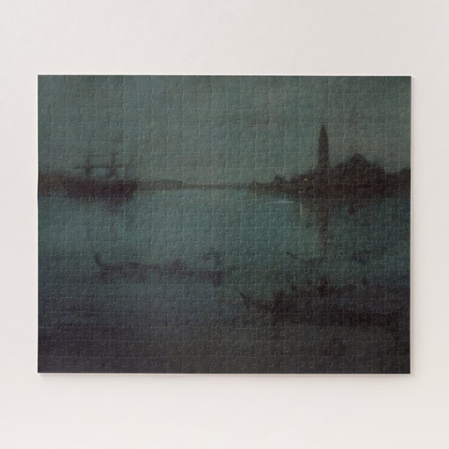 James Whistler - Nocturne: The Lagoon, Venice Jigsaw Puzzle (Horizontal)