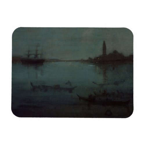 James Whistler _ Nocturne The Lagoon Venice Magnet