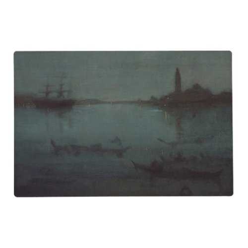 James Whistler _ Nocturne The Lagoon Venice Placemat
