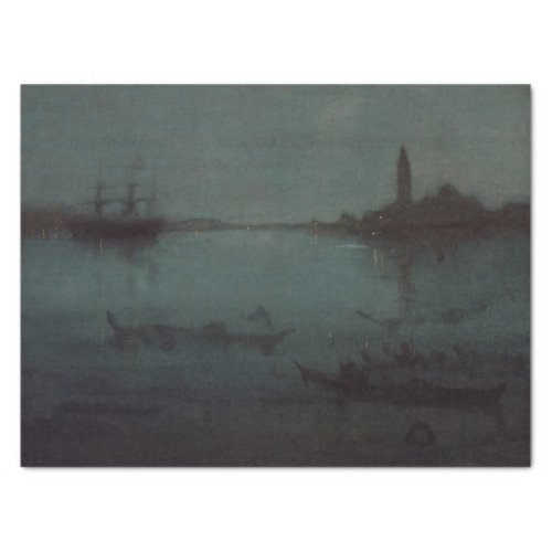 James Whistler _ Nocturne The Lagoon Venice Tissue Paper