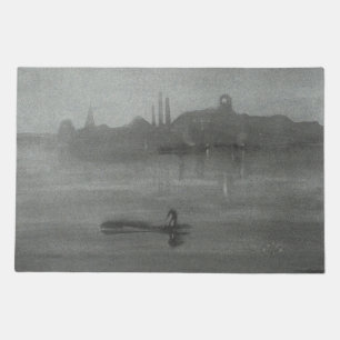 James Whistler - Nocturne: The Thames at Battersea Doormat
