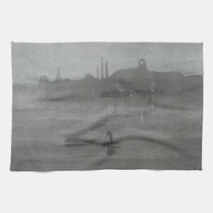 James Whistler - Nocturne: The Thames at Battersea Kitchen Towel