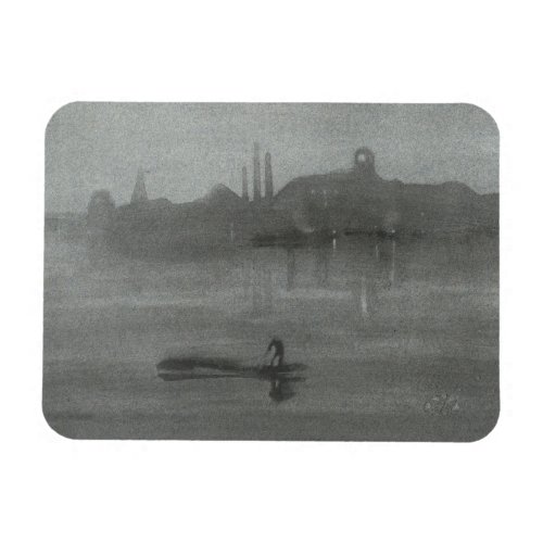 James Whistler _ Nocturne The Thames at Battersea Magnet