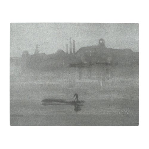 James Whistler _ Nocturne The Thames at Battersea Metal Print