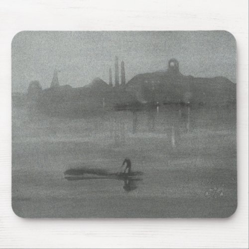 James Whistler _ Nocturne The Thames at Battersea Mouse Pad