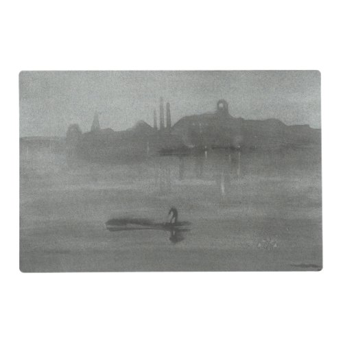 James Whistler _ Nocturne The Thames at Battersea Placemat