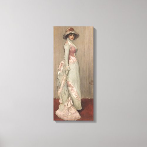 James Whistler _ Portrait of Lady Meux Canvas Print