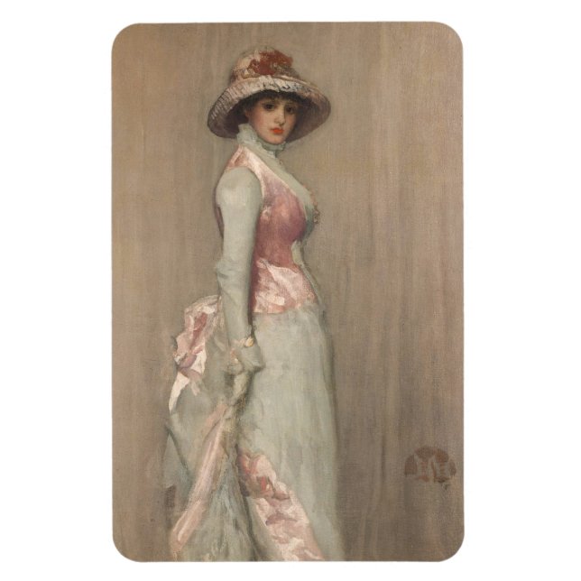 James Whistler - Portrait of Lady Meux Magnet (Vertical)