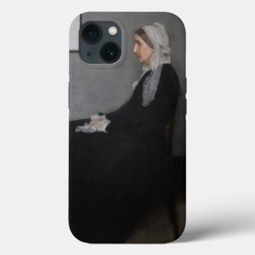 James Whistler _ Portrait of the Artists Mother iPhone 13 Case