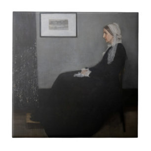 James Whistler - Portrait of the Artist's Mother Ceramic Tile
