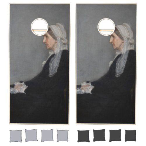 James Whistler _ Portrait of the Artists Mother Cornhole Set