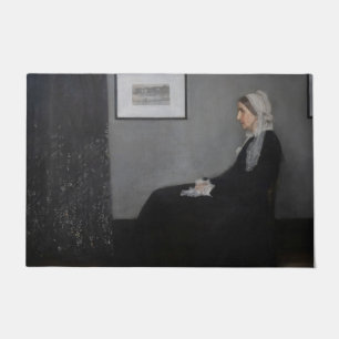James Whistler - Portrait of the Artist's Mother Doormat