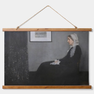 James Whistler - Portrait of the Artist's Mother Hanging Tapestry