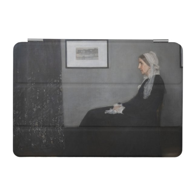 James Whistler - Portrait of the Artist's Mother iPad Mini Cover (Horizontal)