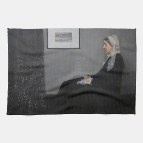 James Whistler _ Portrait of the Artists Mother Kitchen Towel
