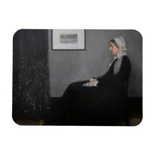 James Whistler _ Portrait of the Artists Mother Magnet