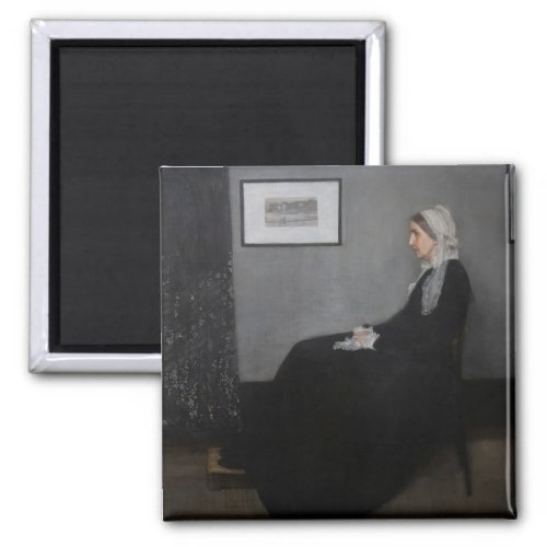 James Whistler _ Portrait of the Artists Mother Magnet