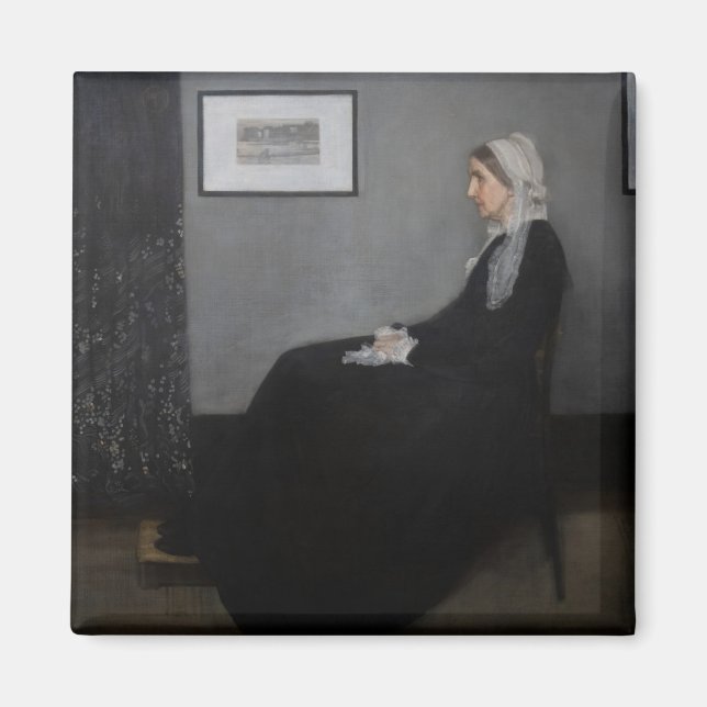 James Whistler - Portrait of the Artist's Mother Magnet (Front)