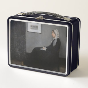 James Whistler - Portrait of the Artist's Mother Metal Lunch Box