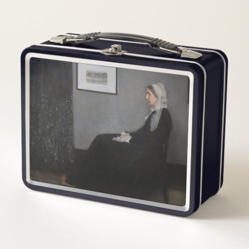 James Whistler _ Portrait of the Artists Mother Metal Lunch Box