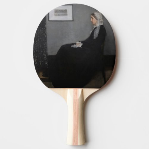 James Whistler _ Portrait of the Artists Mother Ping Pong Paddle