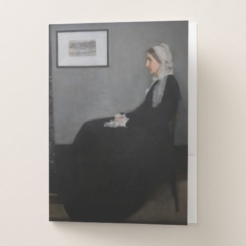 James Whistler _ Portrait of the Artists Mother Pocket Folder
