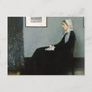 James Whistler-Portrait of the Artist's Mother Postcard