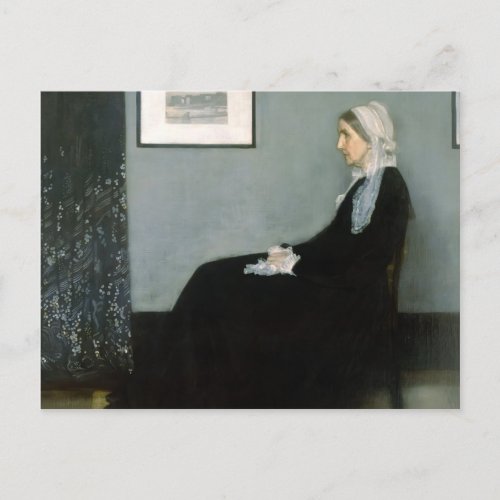 James Whistler_Portrait of the Artists Mother Postcard