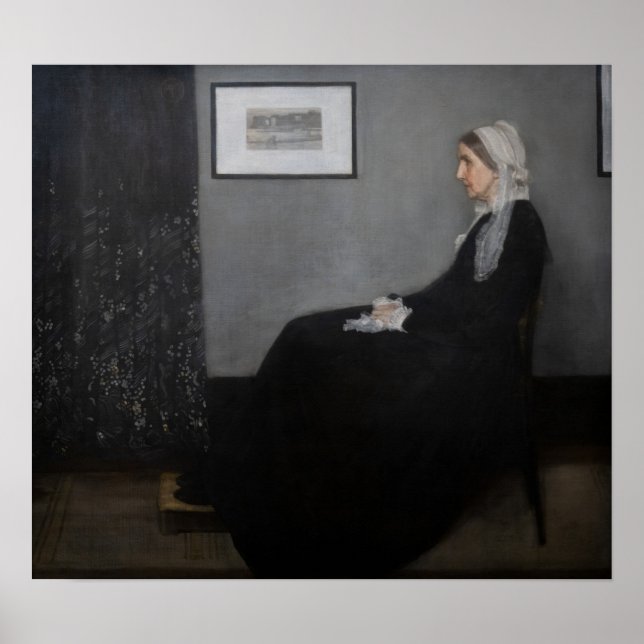 James Whistler - Portrait of the Artist's Mother Poster (Front)