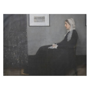 James Whistler - Portrait of the Artist's Mother Tablecloth