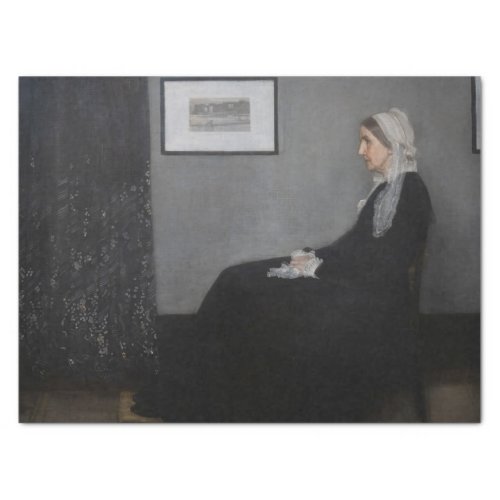 James Whistler _ Portrait of the Artists Mother Tissue Paper