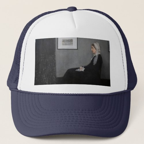 James Whistler _ Portrait of the Artists Mother Trucker Hat