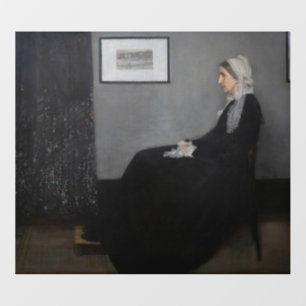 James Whistler - Portrait of the Artist's Mother Wall Decal