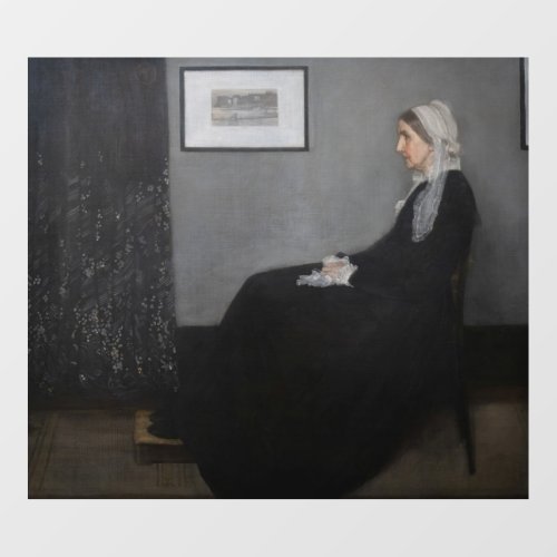 James Whistler _ Portrait of the Artists Mother Wall Decal