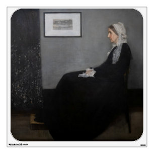 James Whistler - Portrait of the Artist's Mother Wall Decal