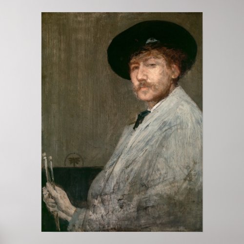 James Whistler _ Portrait of the Painter Poster