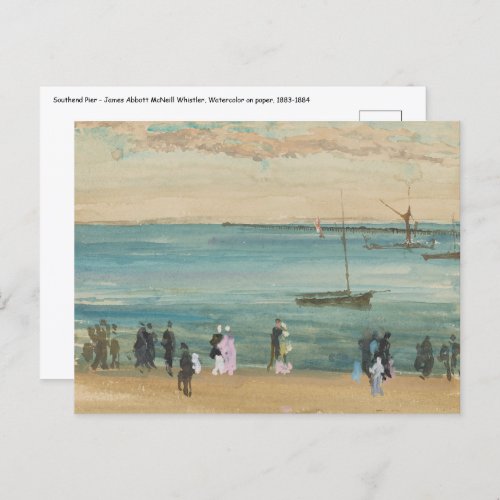 James Whistler _ Southend Pier Postcard