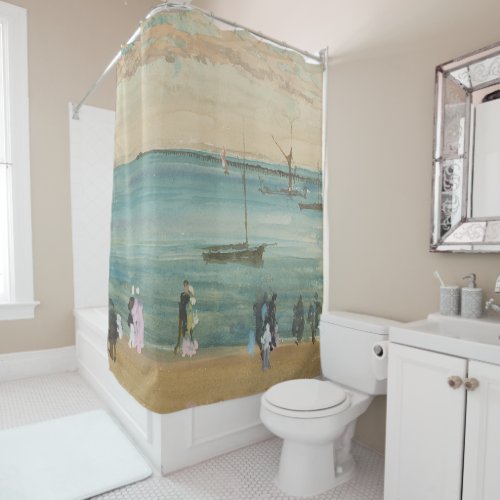 James Whistler _ Southend Pier Shower Curtain