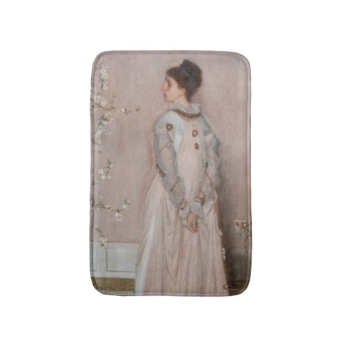 James Whistler _ Symphony in Flesh Colour and Pink Bath Mat
