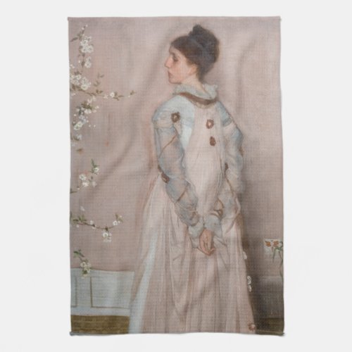James Whistler _ Symphony in Flesh Colour and Pink Kitchen Towel