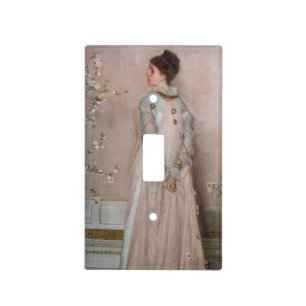 James Whistler - Symphony in Flesh Colour and Pink Light Switch Cover