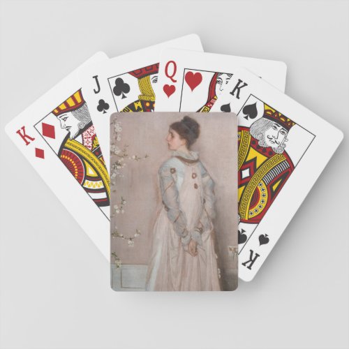 James Whistler _ Symphony in Flesh Colour and Pink Playing Cards