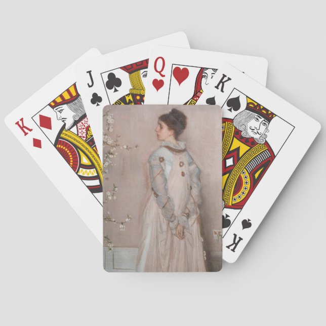James Whistler - Symphony in Flesh Colour and Pink Poker Cards (Back)