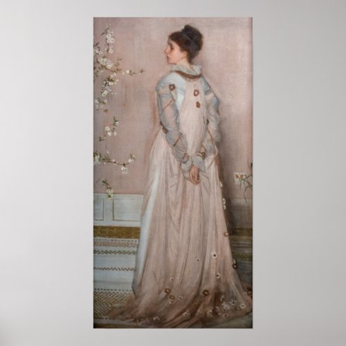 James Whistler _ Symphony in Flesh Colour and Pink Poster