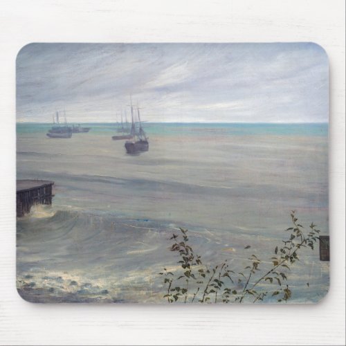 James Whistler _ Symphony in Grey and Green Mouse Pad