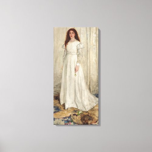 James Whistler _ Symphony in White No 1 Canvas Print