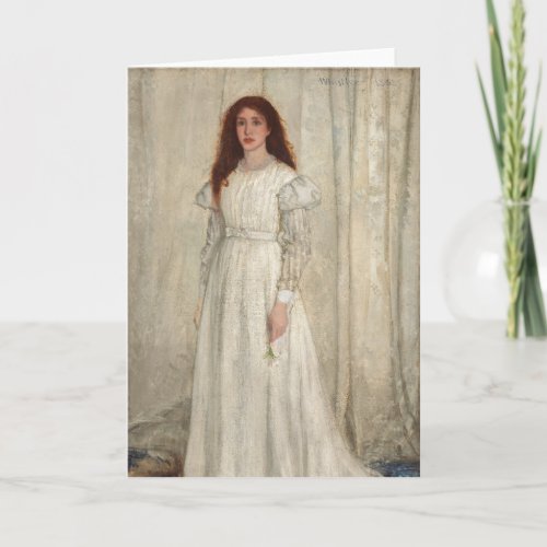 James Whistler _ Symphony in White No 1 Card