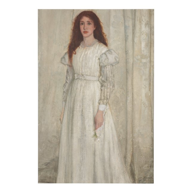 James Whistler - Symphony in White No. 1 Faux Canvas Print (Front)